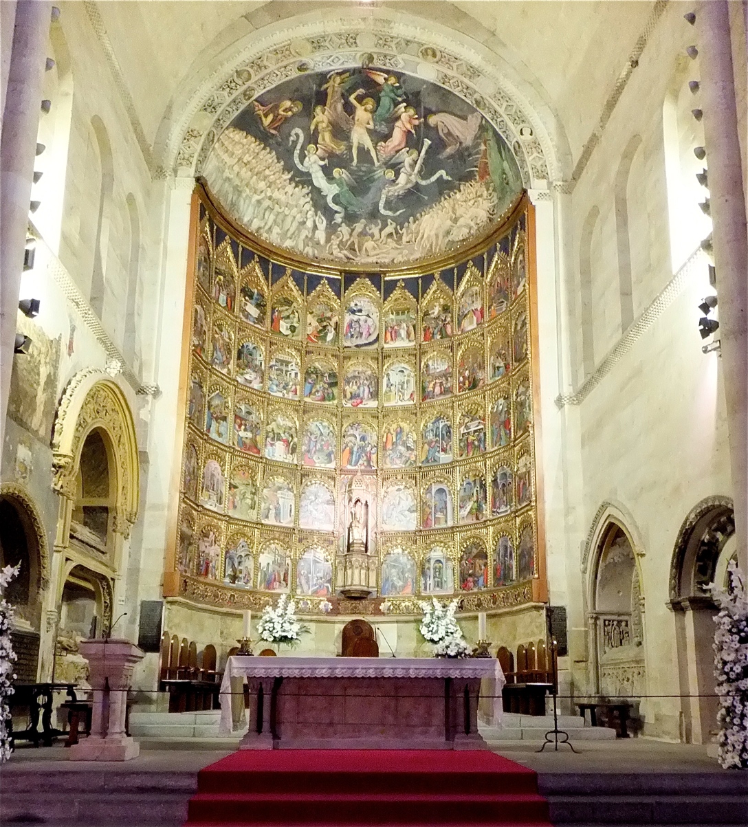 Inside Salamanca Cathedral